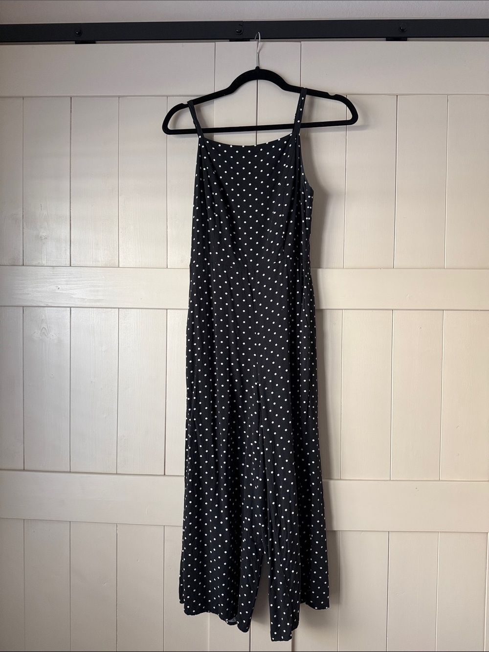 Old Navy Black & White White Polka Dots - Jumpsuit!